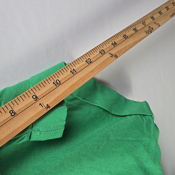 CoMMENSE Oversized Green Linen Blend 2 Pc Pants Set Women's Sz S, Coastal NWT - Picture 8 of 14